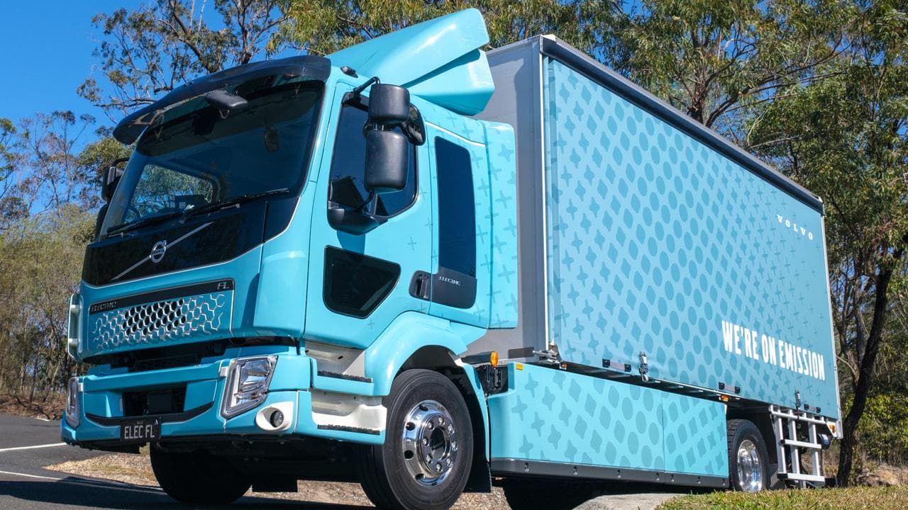 Medium-duty electric truck (file)