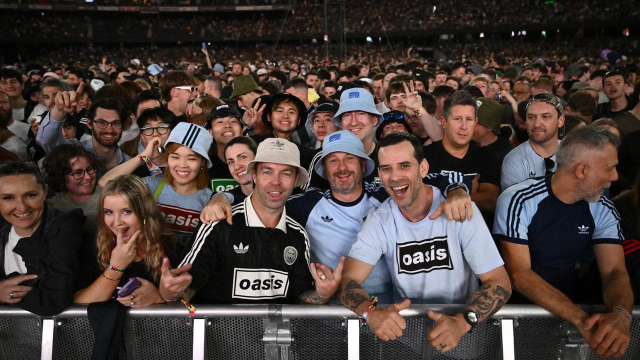 Fans at an Oasis concert