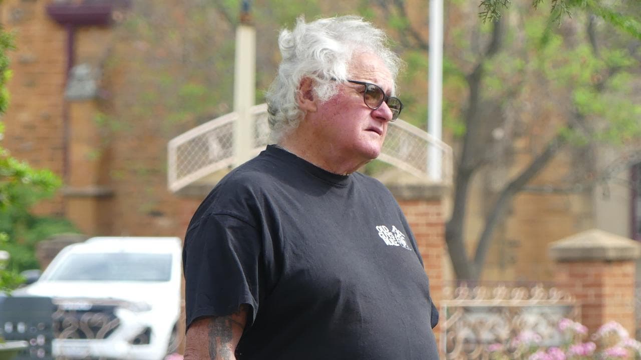 Tony Ticehurst outside Forbes courthouse