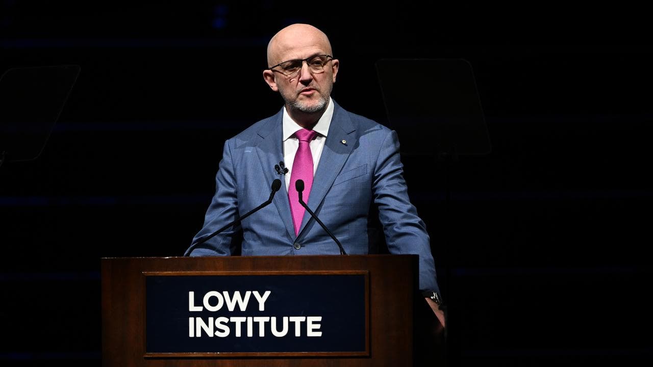 ASIO director-general Mike Burgess delivers the 2025 Lowy Lecture