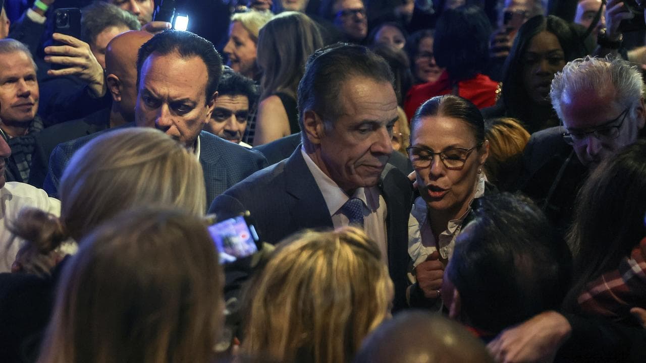 New York mayoral candidate Andrew Cuomo after conceding