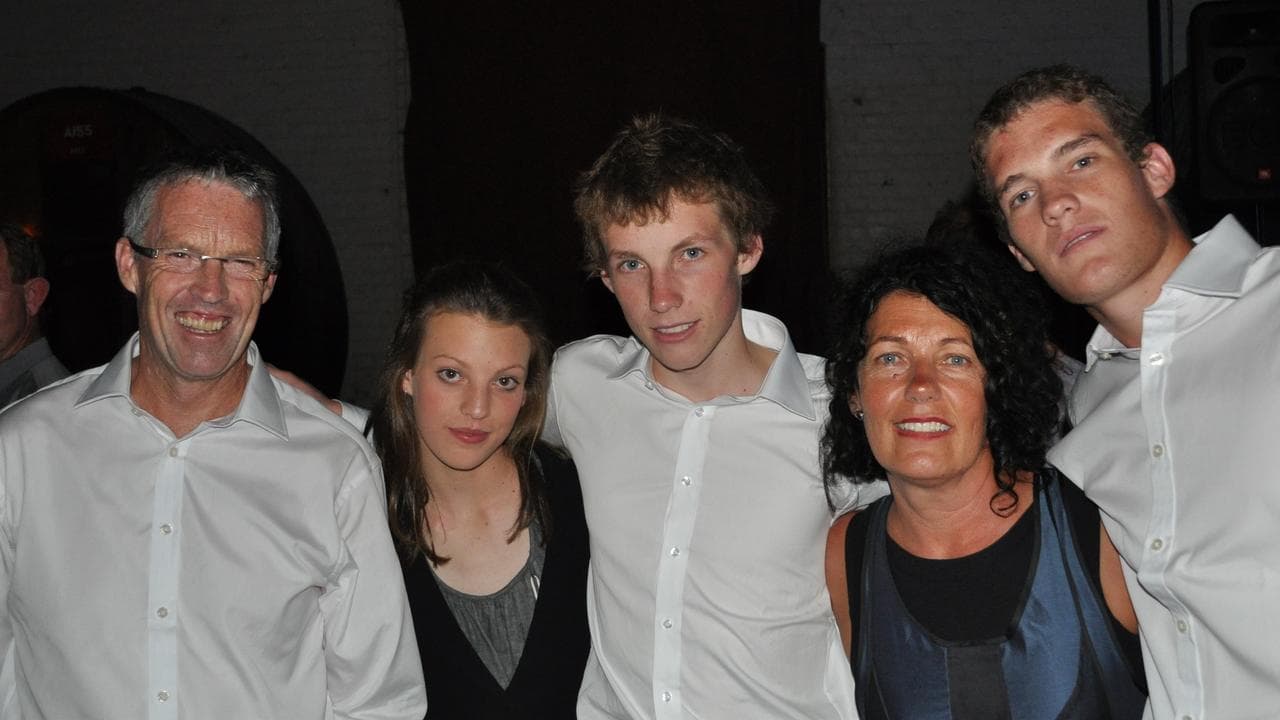 Stuart and Annette Baker with their children Mary, Henri and Jack