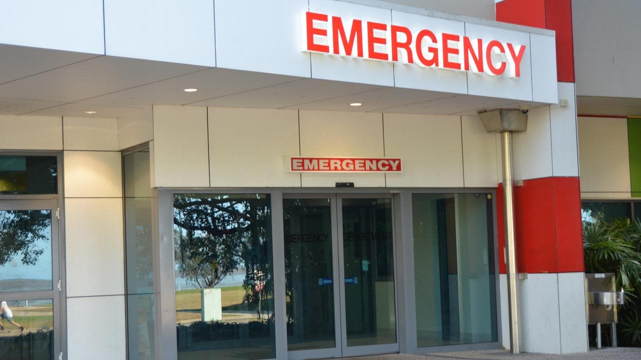The emergency department entrance of Cairns Hospital