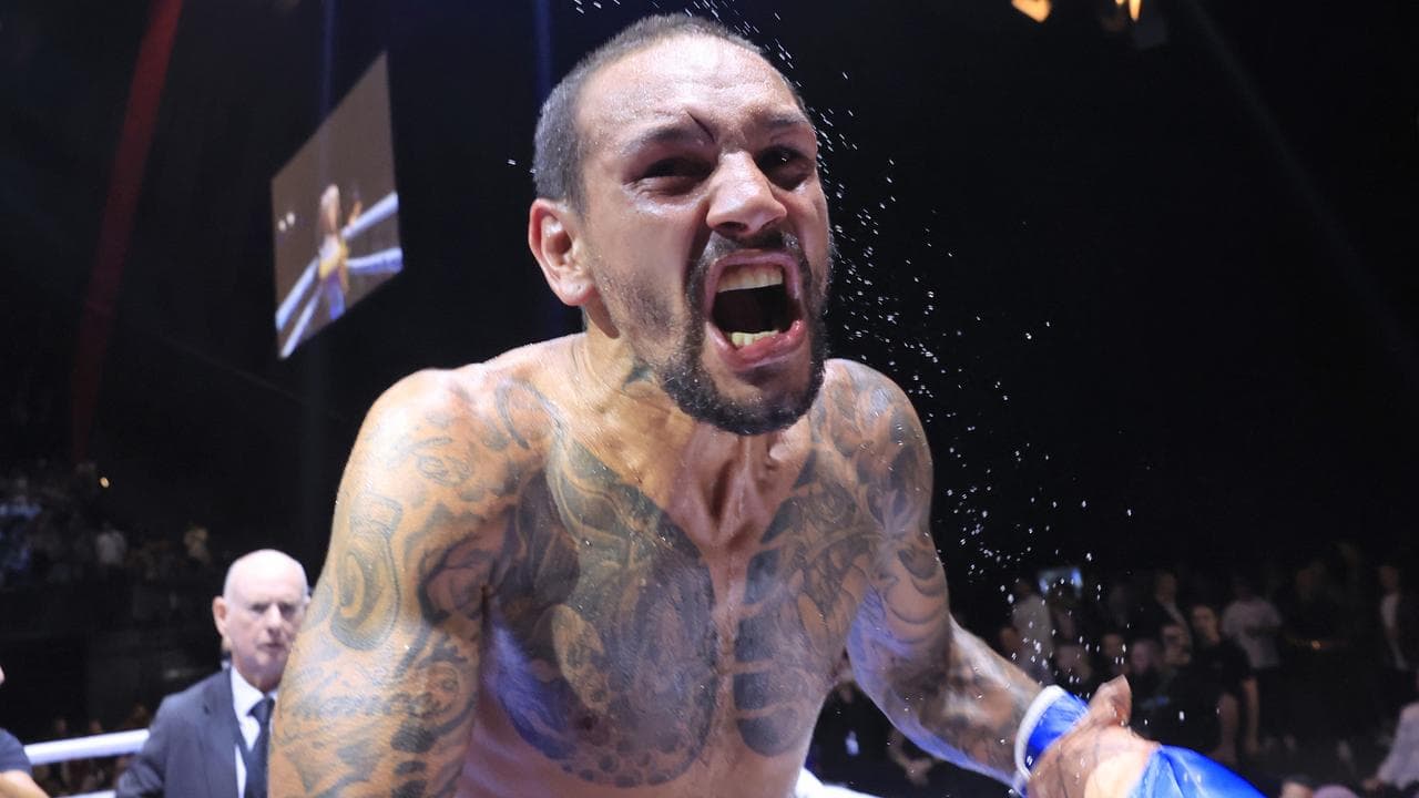 Paul Fleming celebrates his win