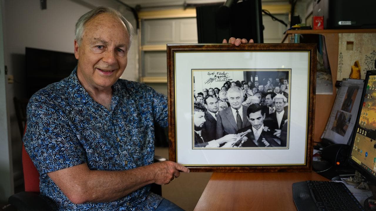 Journalist Leigh Hatcher poses for a photograph