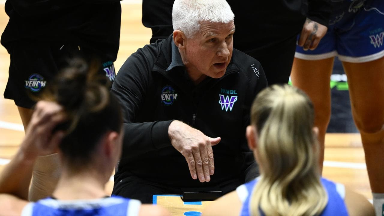 Geelong Venom coach Chris Lucas.