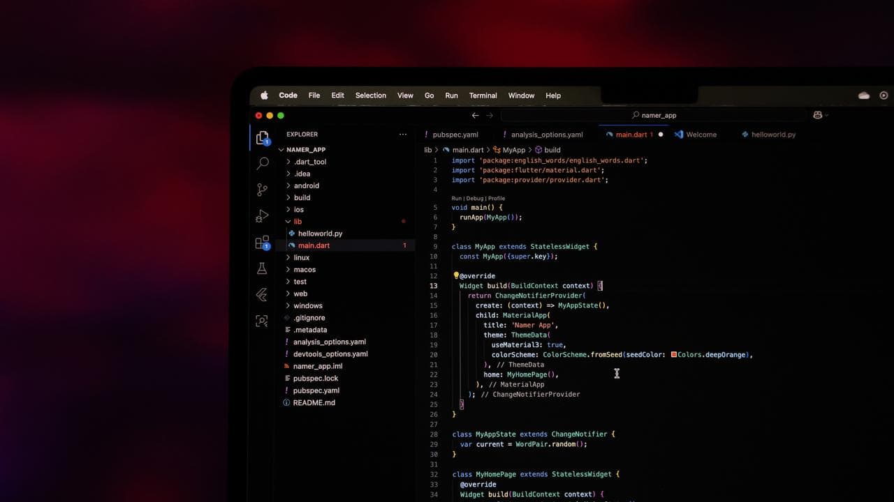 An image of code displayed on a computer screen