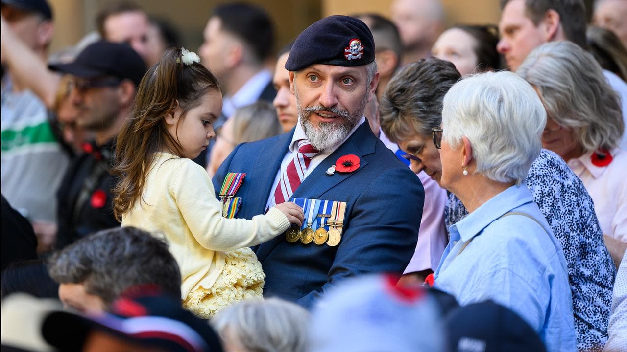 Remembrance Day Service at The Cenotaph in Sydney