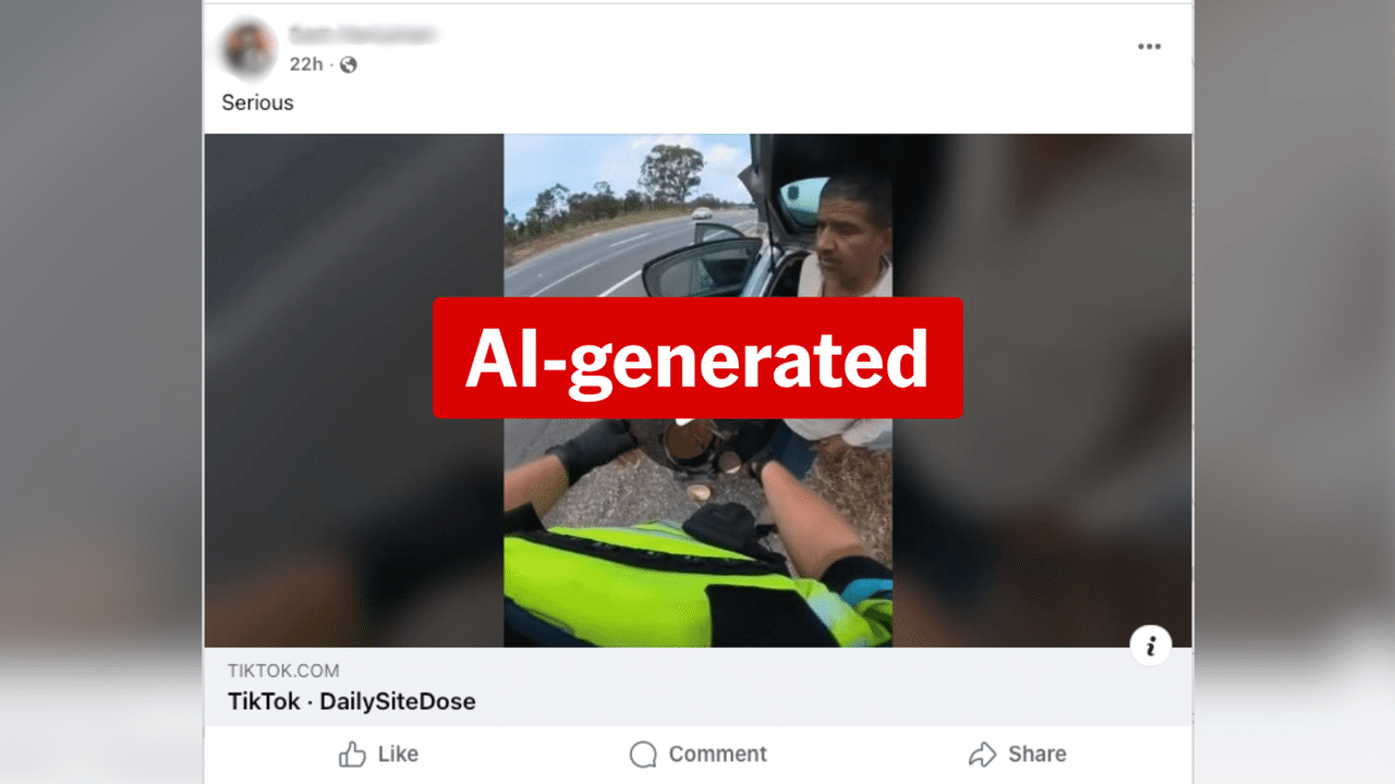 A screenshot of a Facebook post.