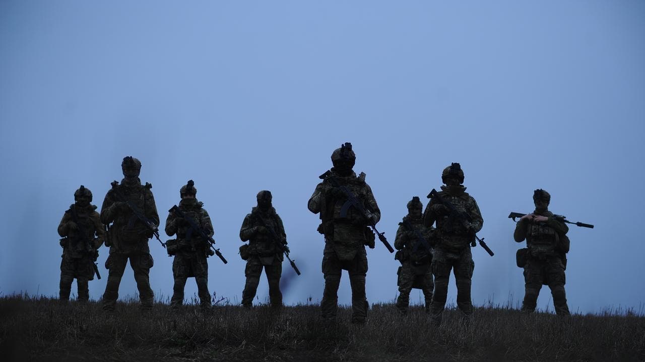 Ukrainian soldiers
