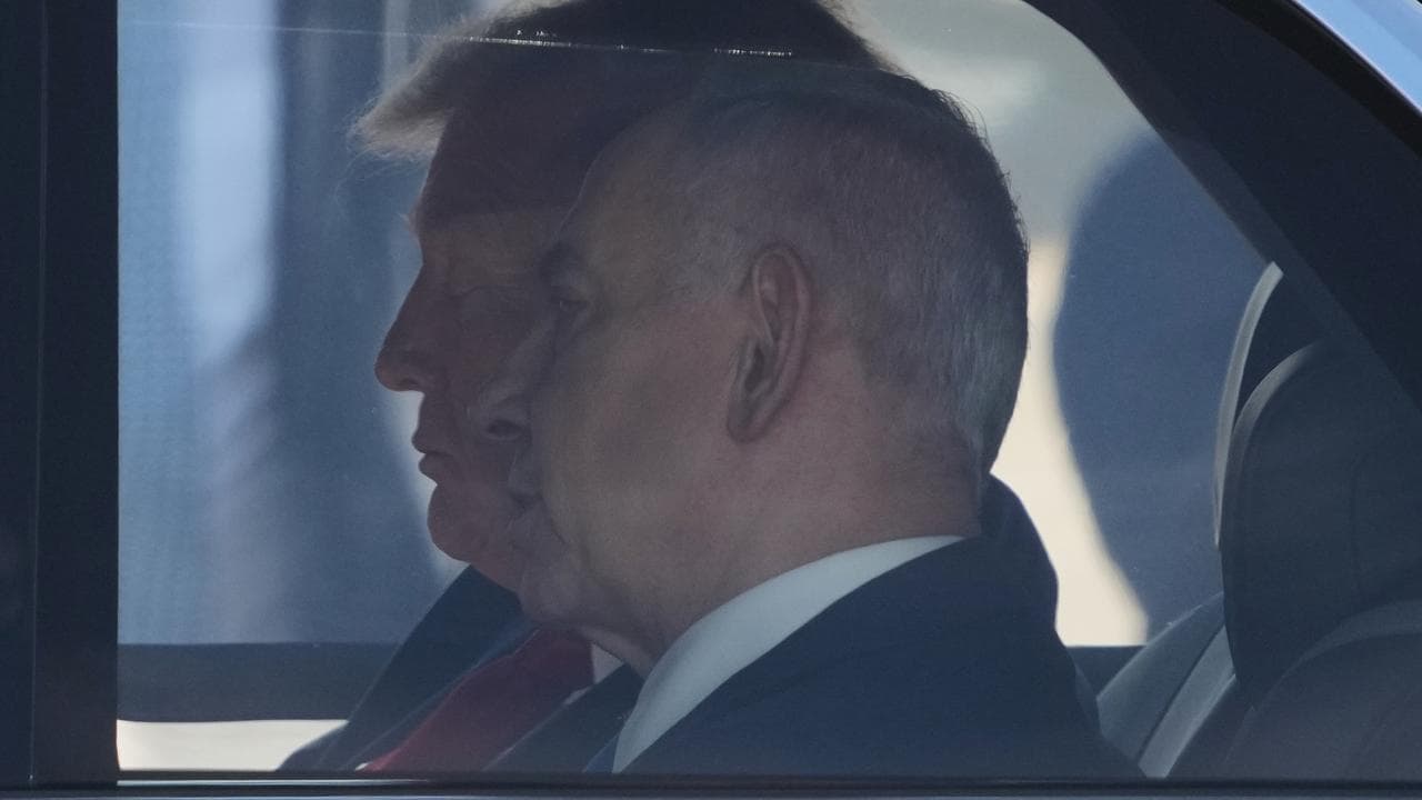 APTOPIX Israel Palestinians Gaza Trump