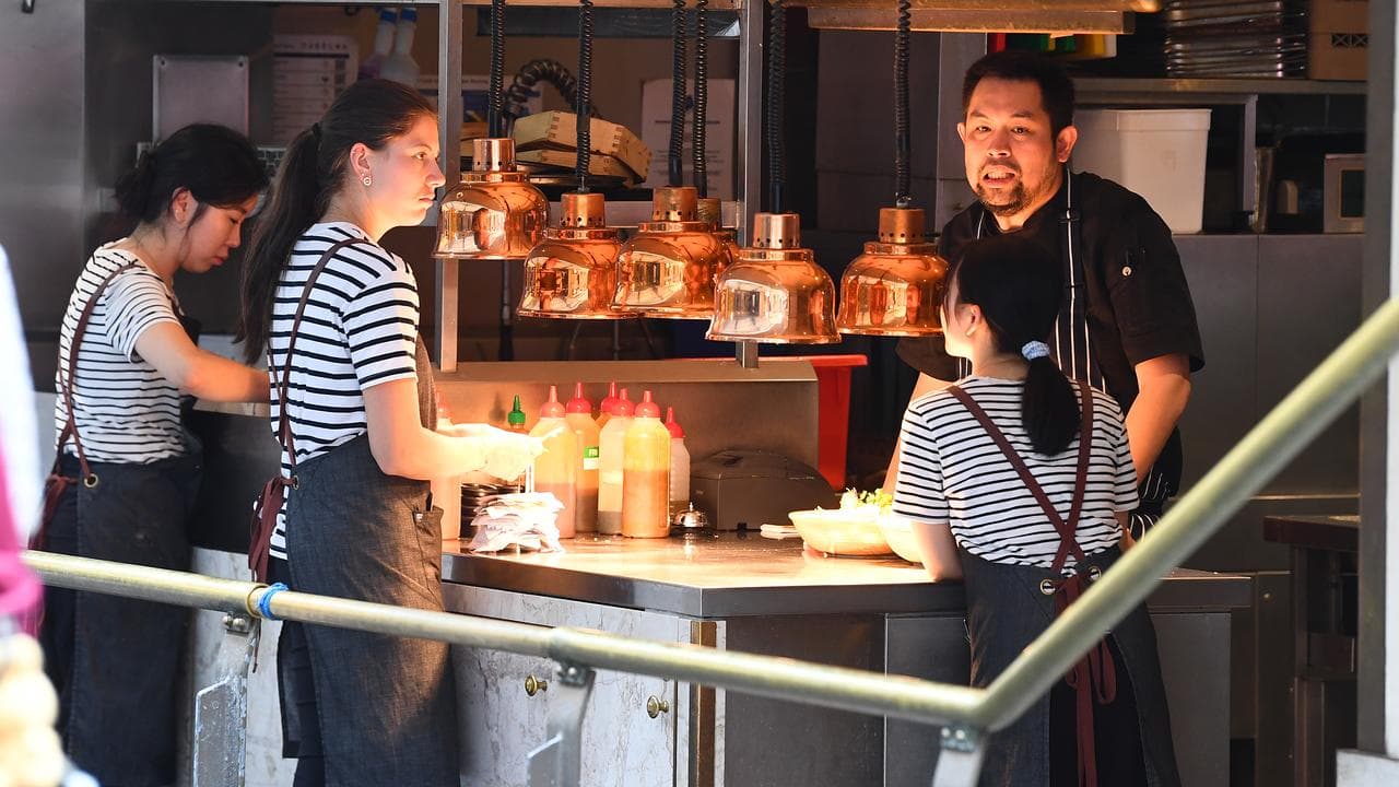 Kitchen workers in Brisbane
