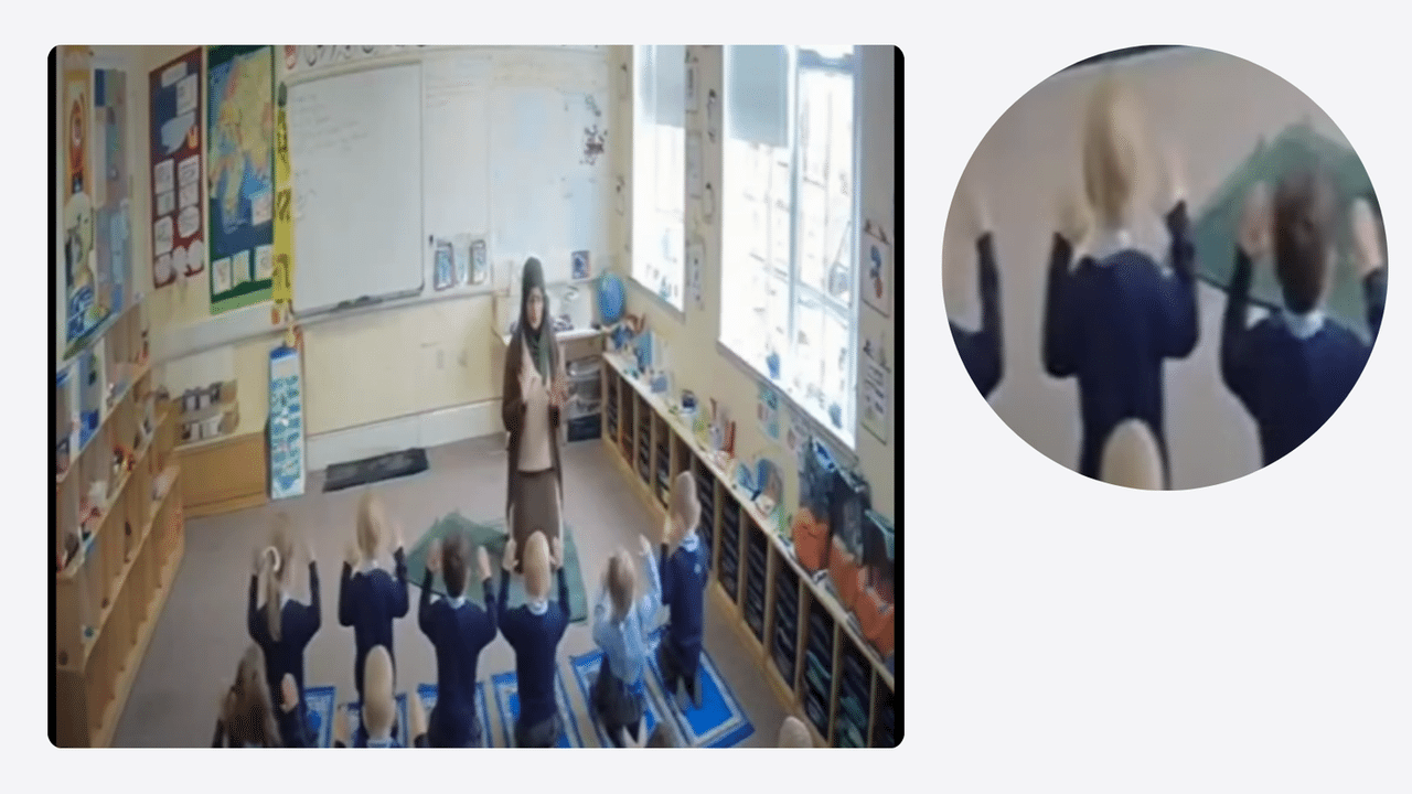 A screenshot of a Facebook video.