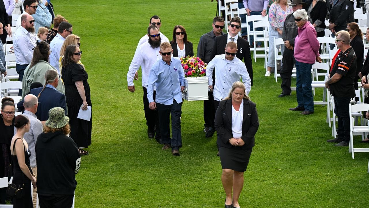 The funeral for Molly Ticehurst (file image)