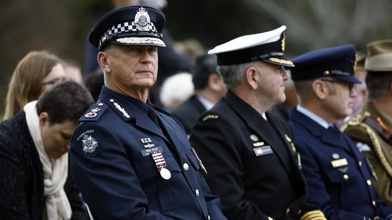 Chief Commissioner of Victoria Police Mike Bush