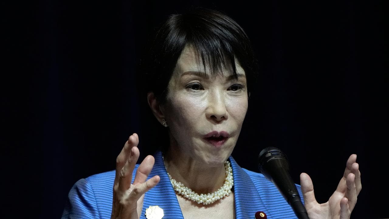 Japanese Prime Minister Sanae Takaichi