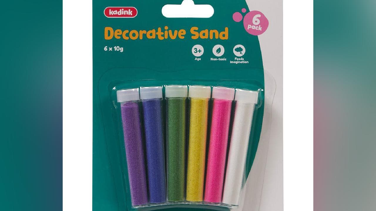 Vials of decorative sand