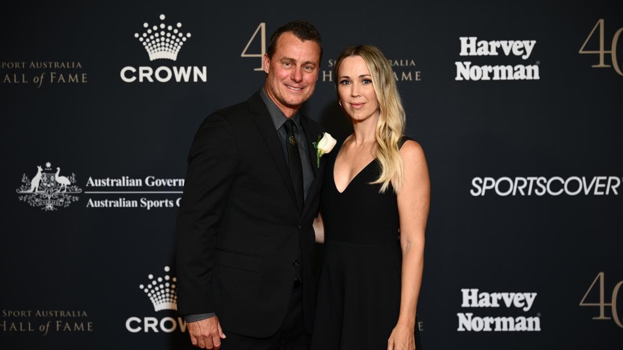 Lleyton Hewitt and wife Bec