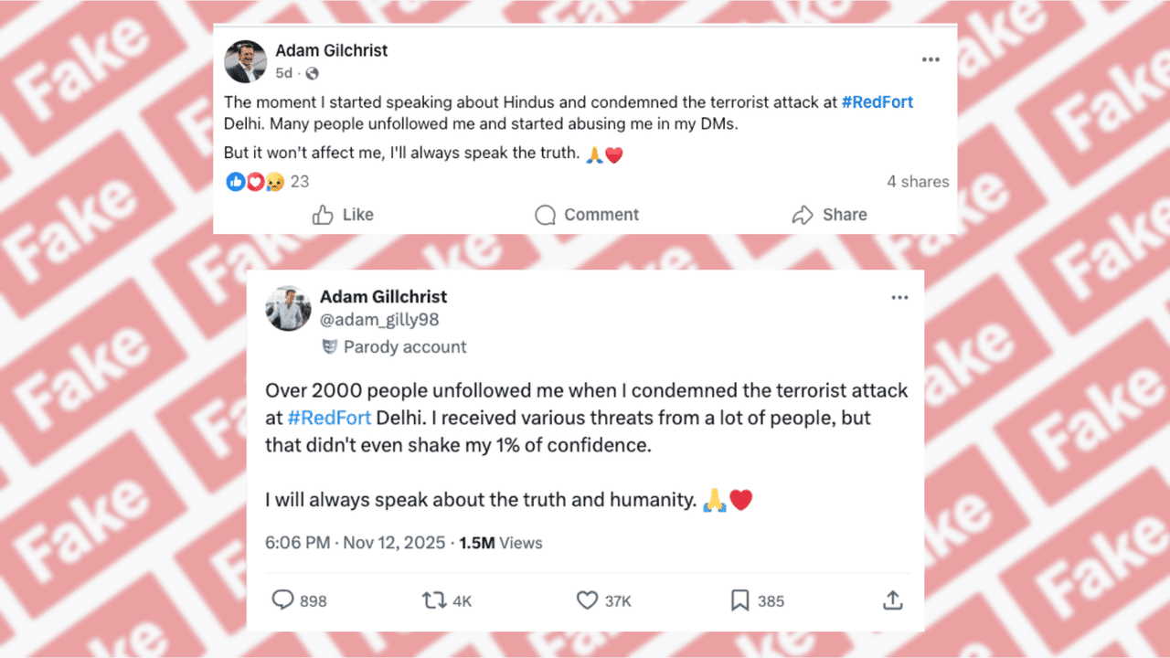 A screenshot of social media posts.