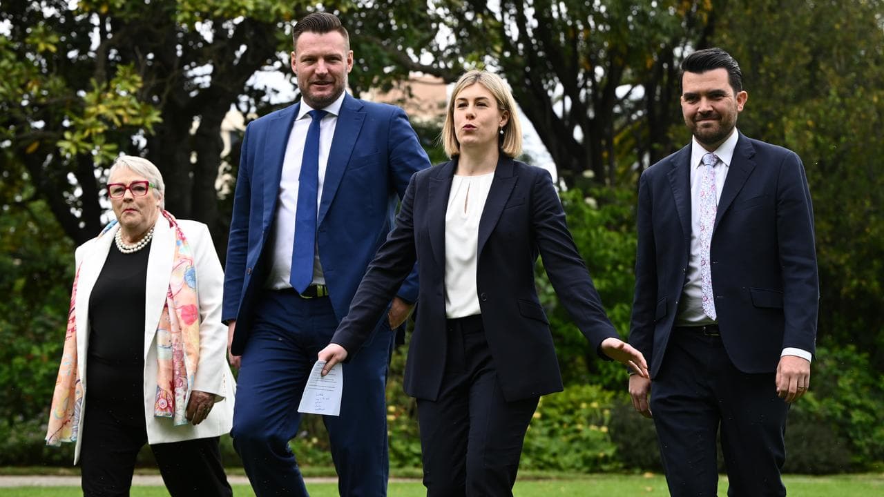 Bev McArthur, Sam Groth, Jess Wilson and Evan Mulholland