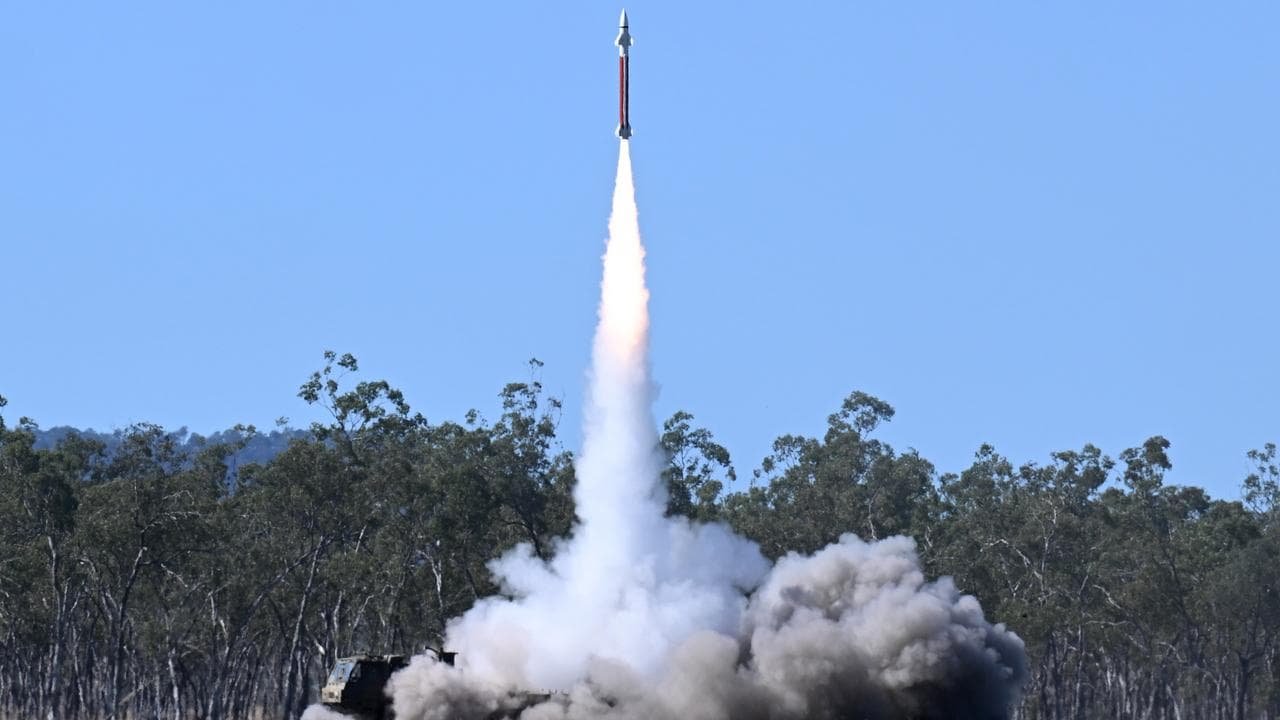 Surface to air missile during exercises near Rockhampton