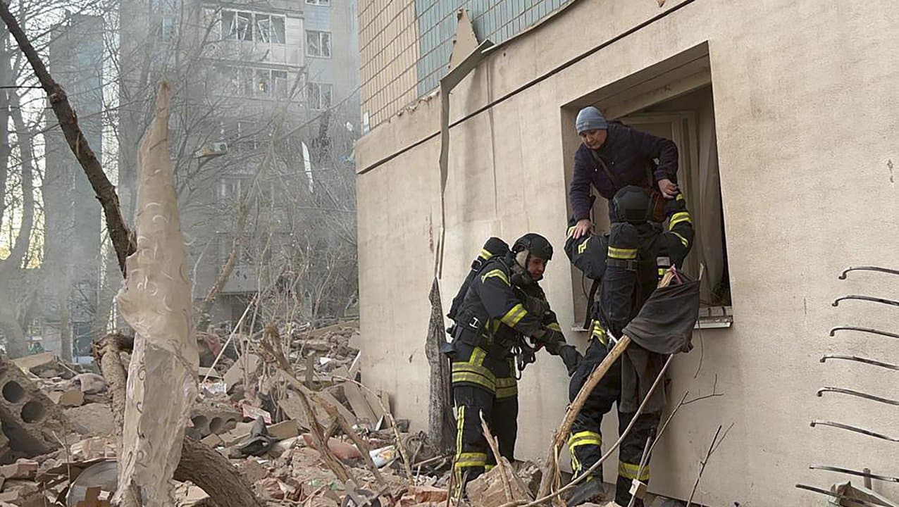 Russian attack in Ternopil