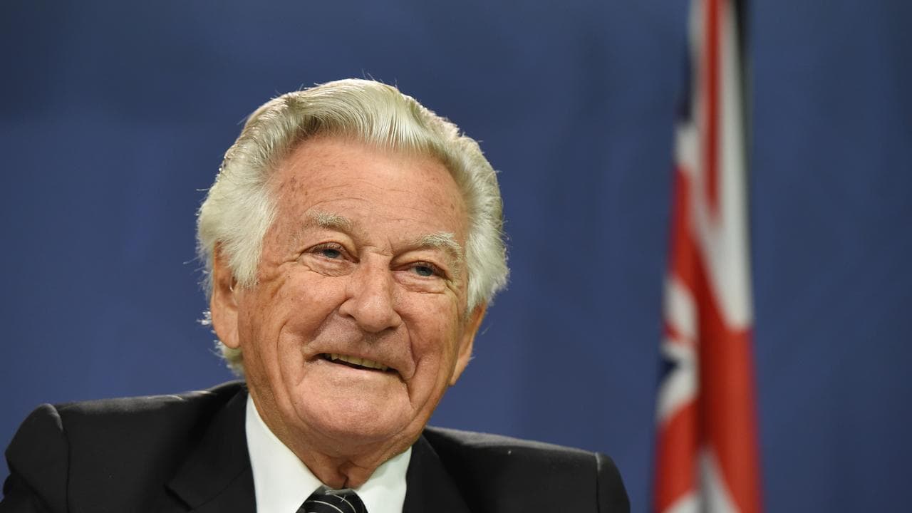 A file photo of Bob Hawke