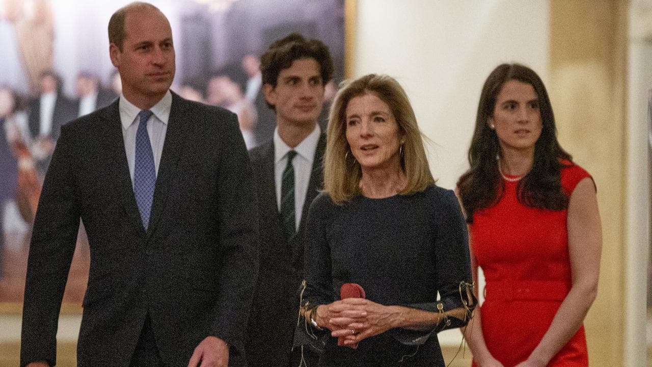 Prince William, Caroline Kennedy, John and Tatiana Schlossberg