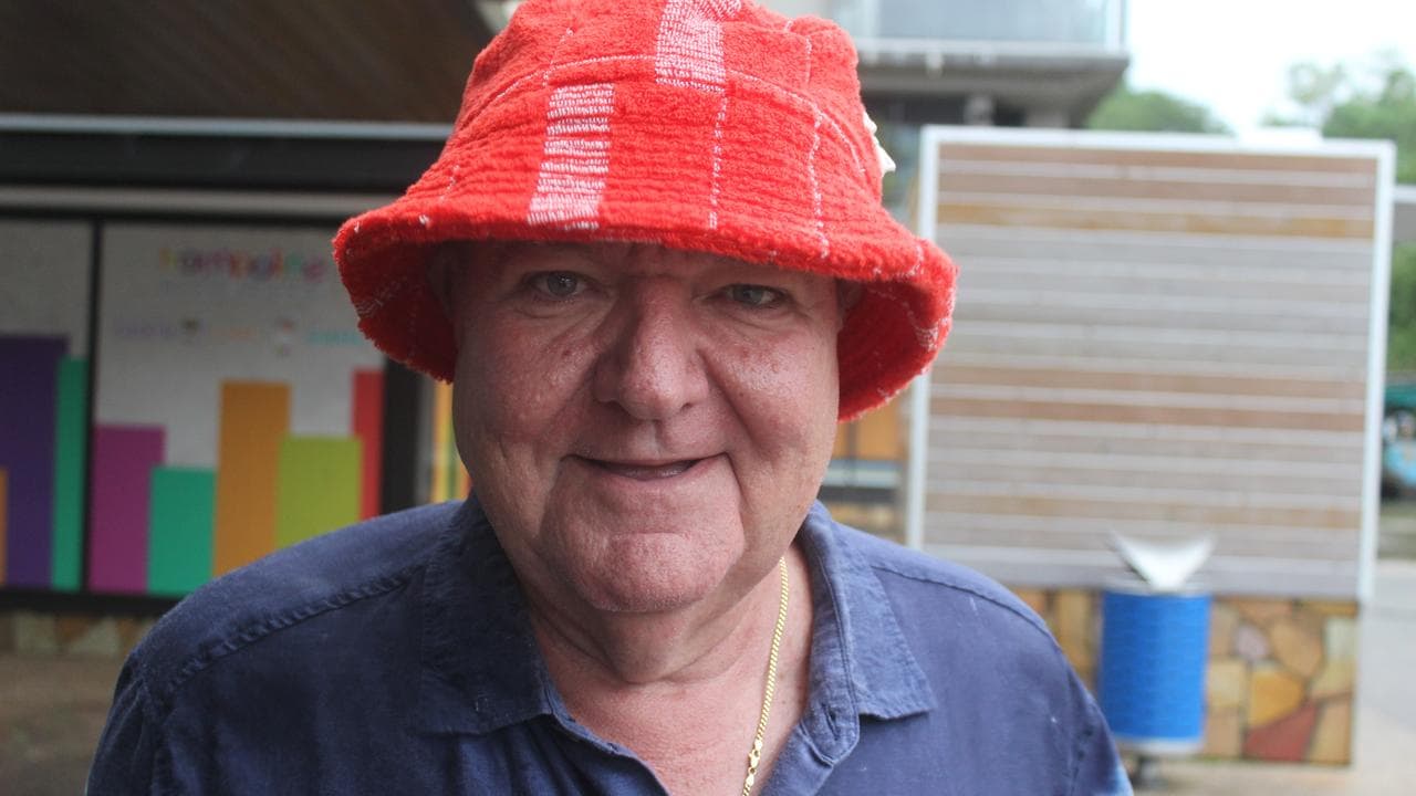 Alastair Shields had a rough night as cyclone Fina hit Darwin