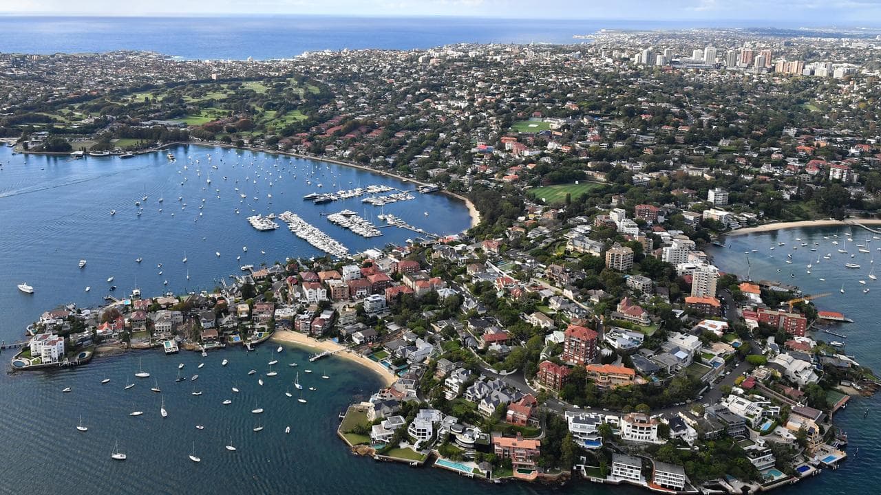 A file photo of homes in Sydney 
