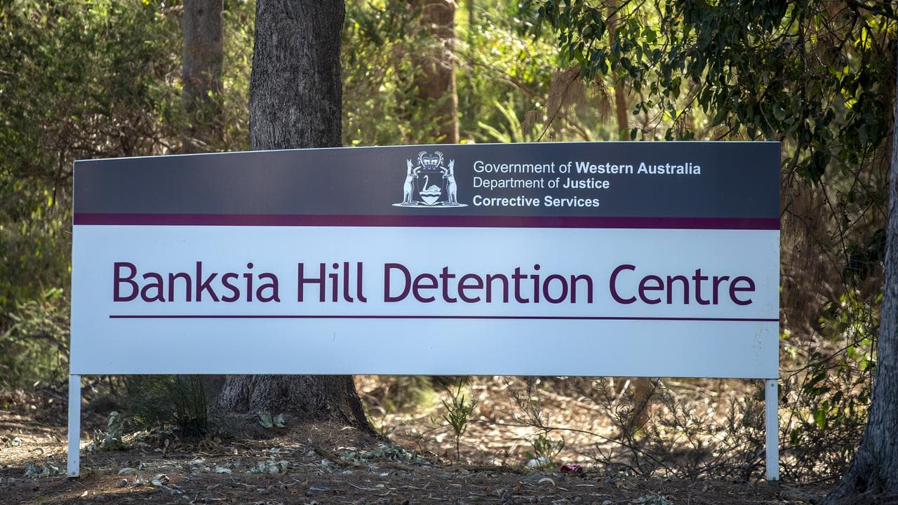 Signage at the Banksia Hill Youth Detention Centre (file image)