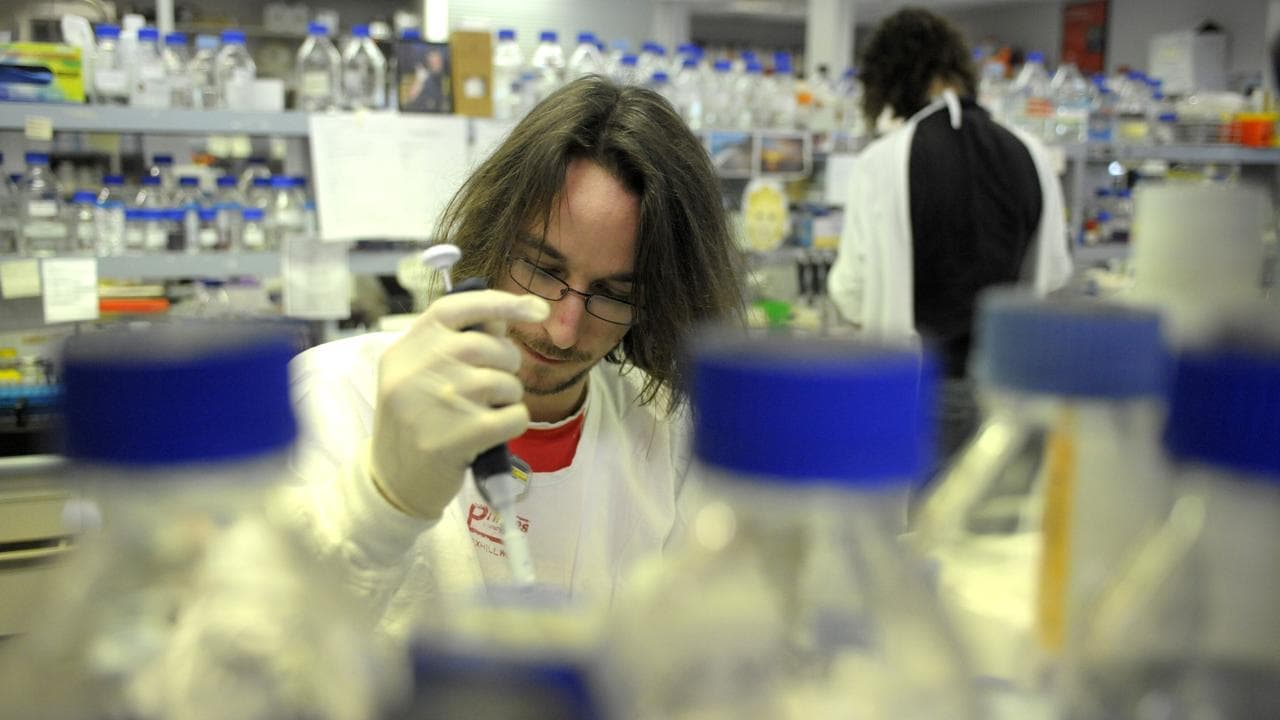 A cancer research lab.