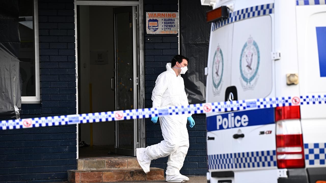 The homicide scene (file)