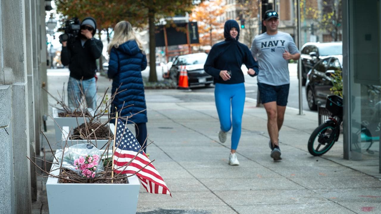 The scene of the shooting