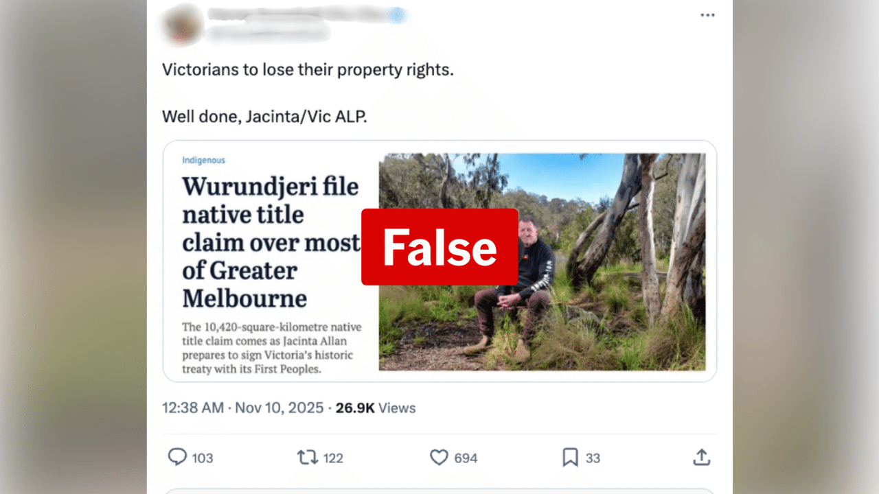 A screenshot of an X post.