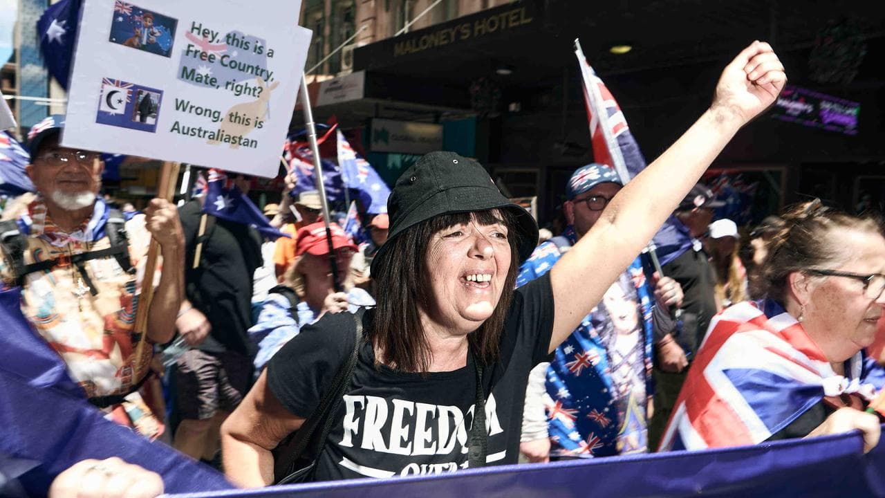 Anti-immigration supporters