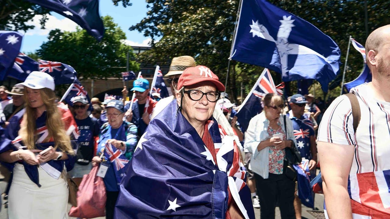 Anti-immigration protesters