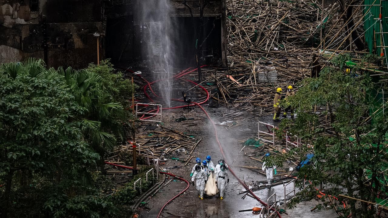 Scene of a deadly fire