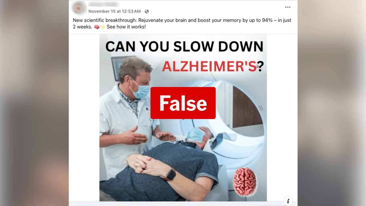 A screenshot of a Facebook post.