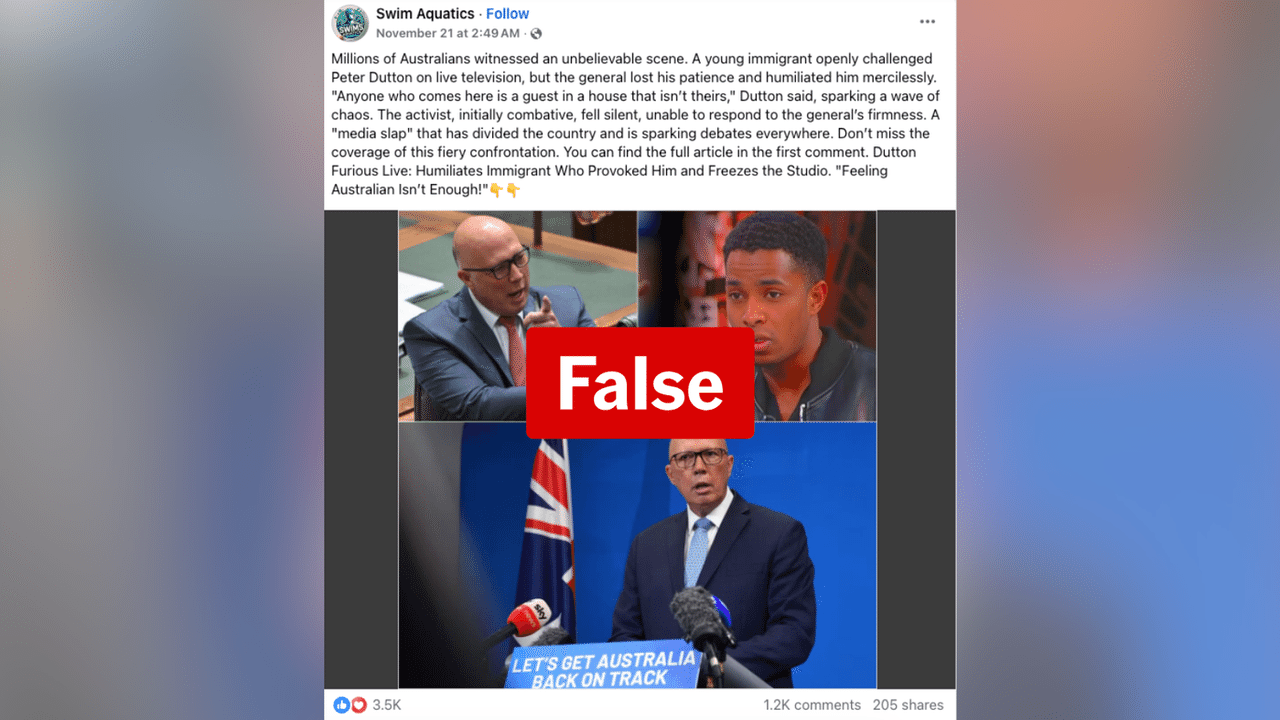 A screenshot of a Facebook post.