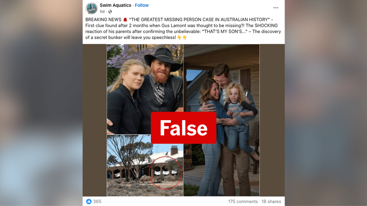 A screenshot of a Facebook post.