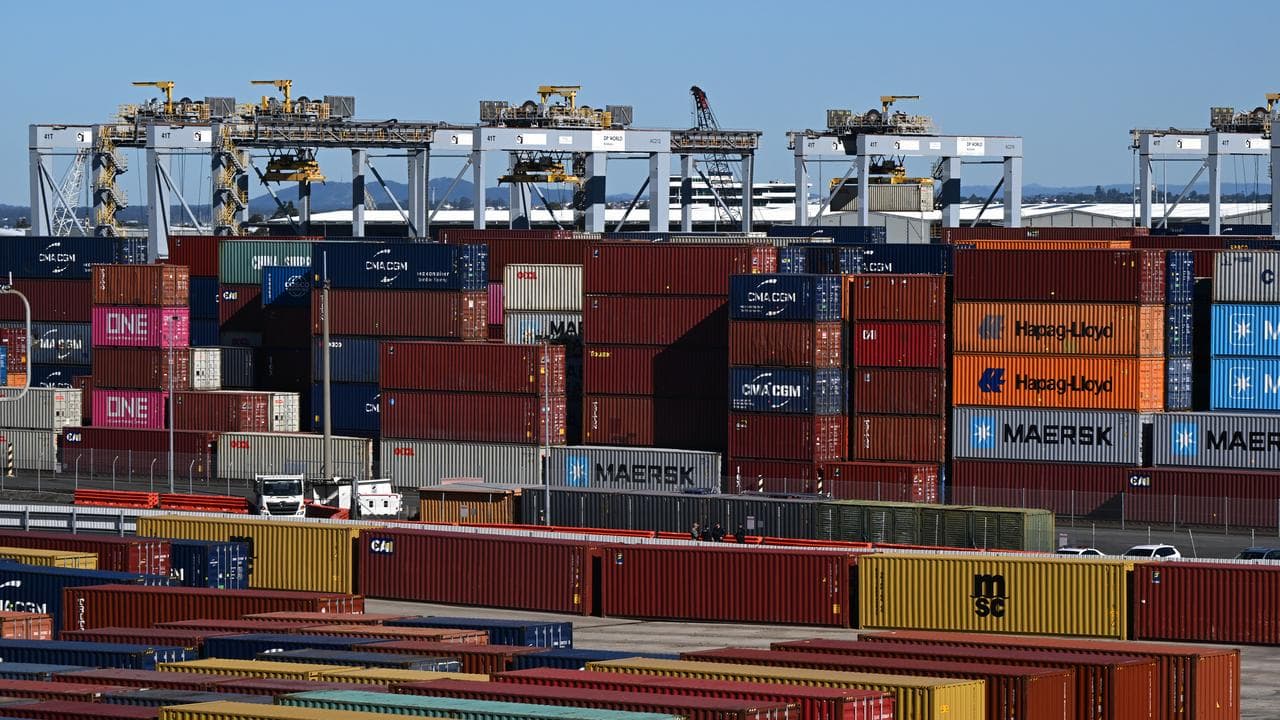 Shipping containers (file images)