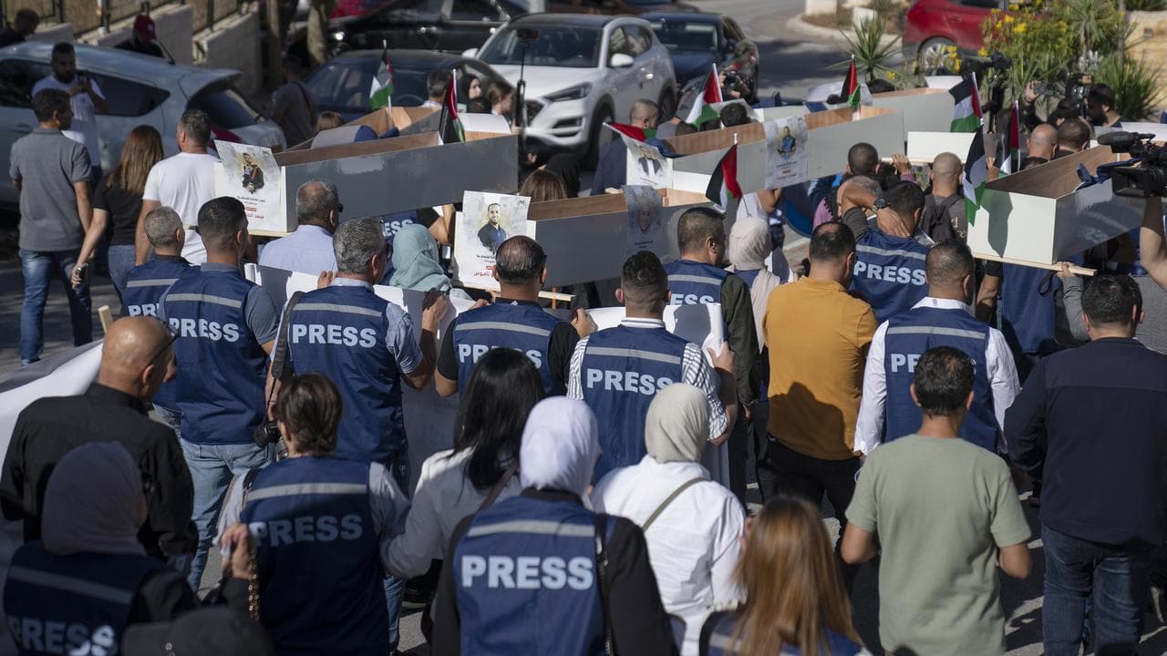 Palestinian journalists