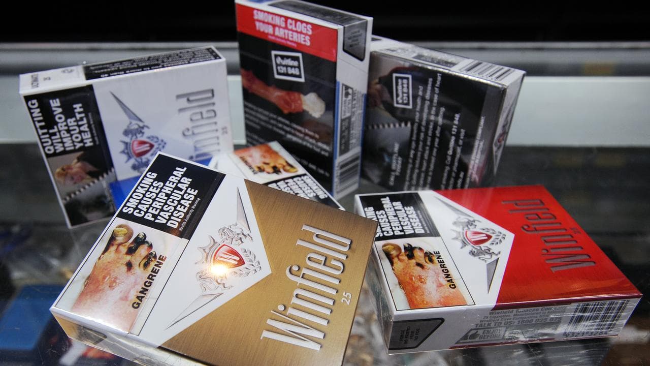 Branded cigarette packets