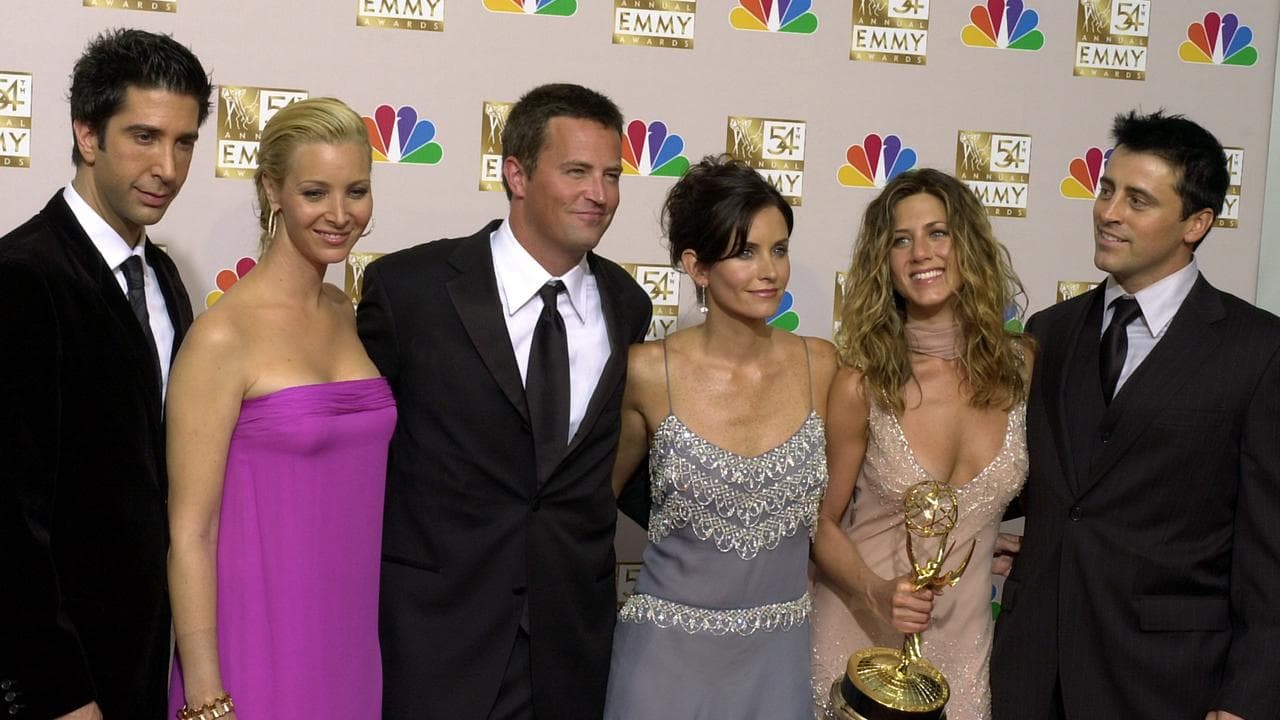 The cast of Friends in 2002
