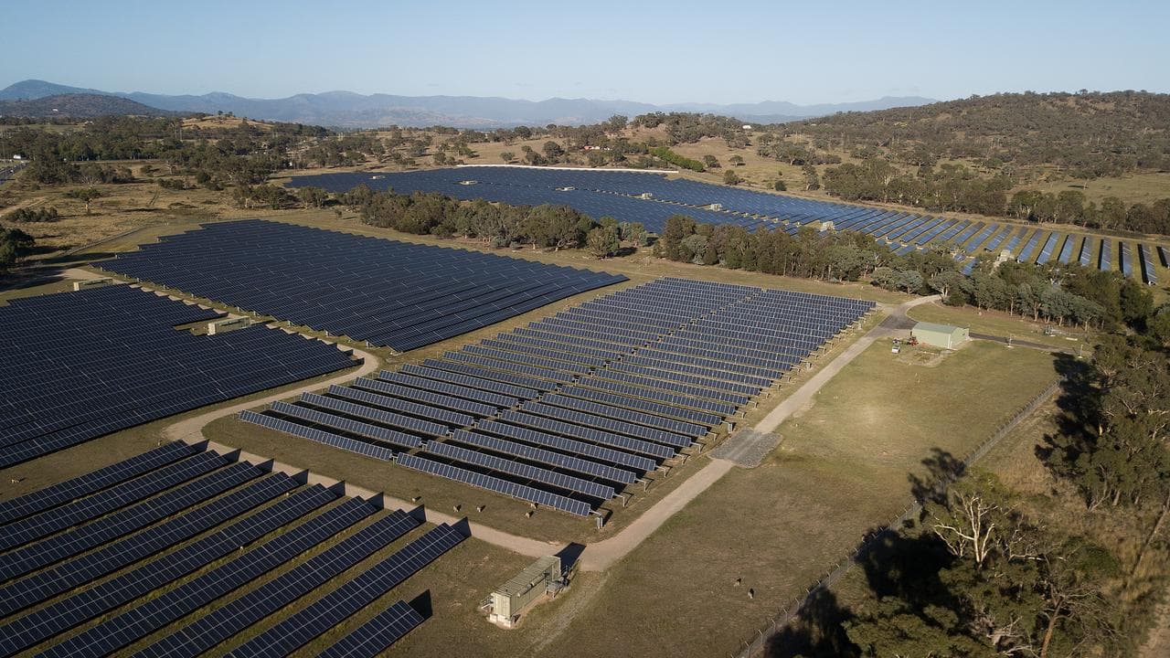 A solar farm (file image)