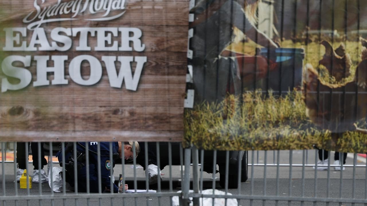 Police at Royal Easter Show (file)