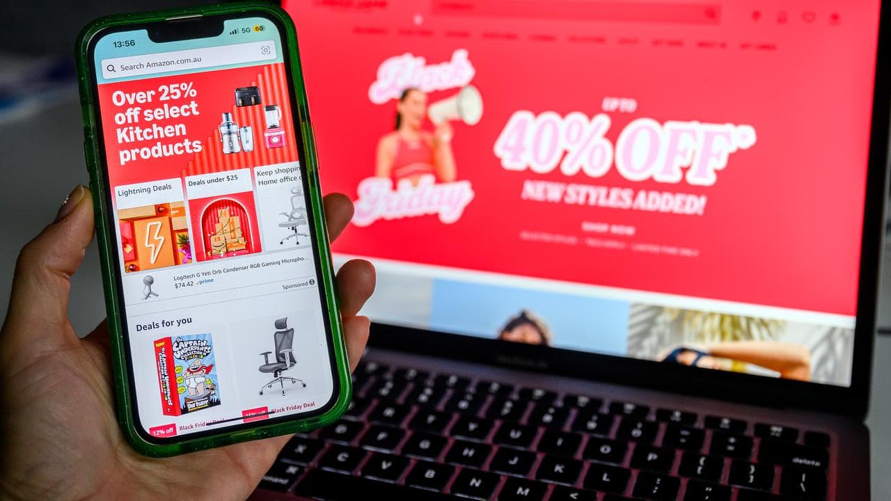 Advertisements for Black Friday sales