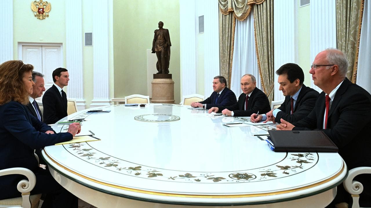 Russia-US talks on Ukraine at the Kremlin in Moscow