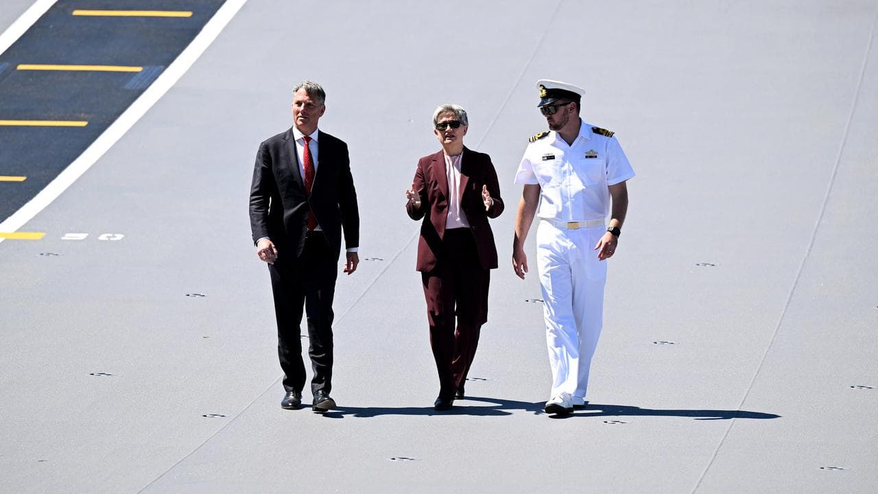 Richard Marles and Penny Wong (file image)